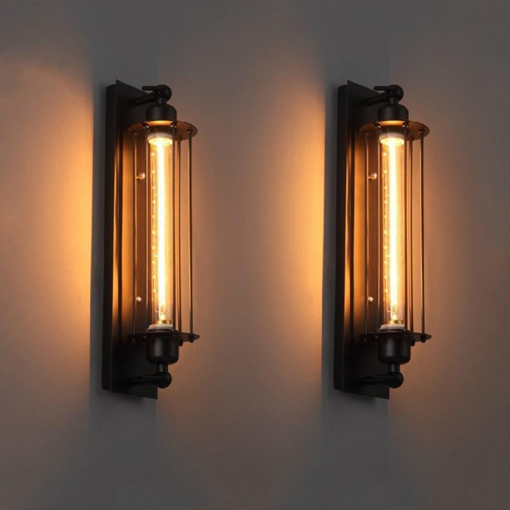 Classic Mounted LED Lamp in Sleek Black Finish - Fesara