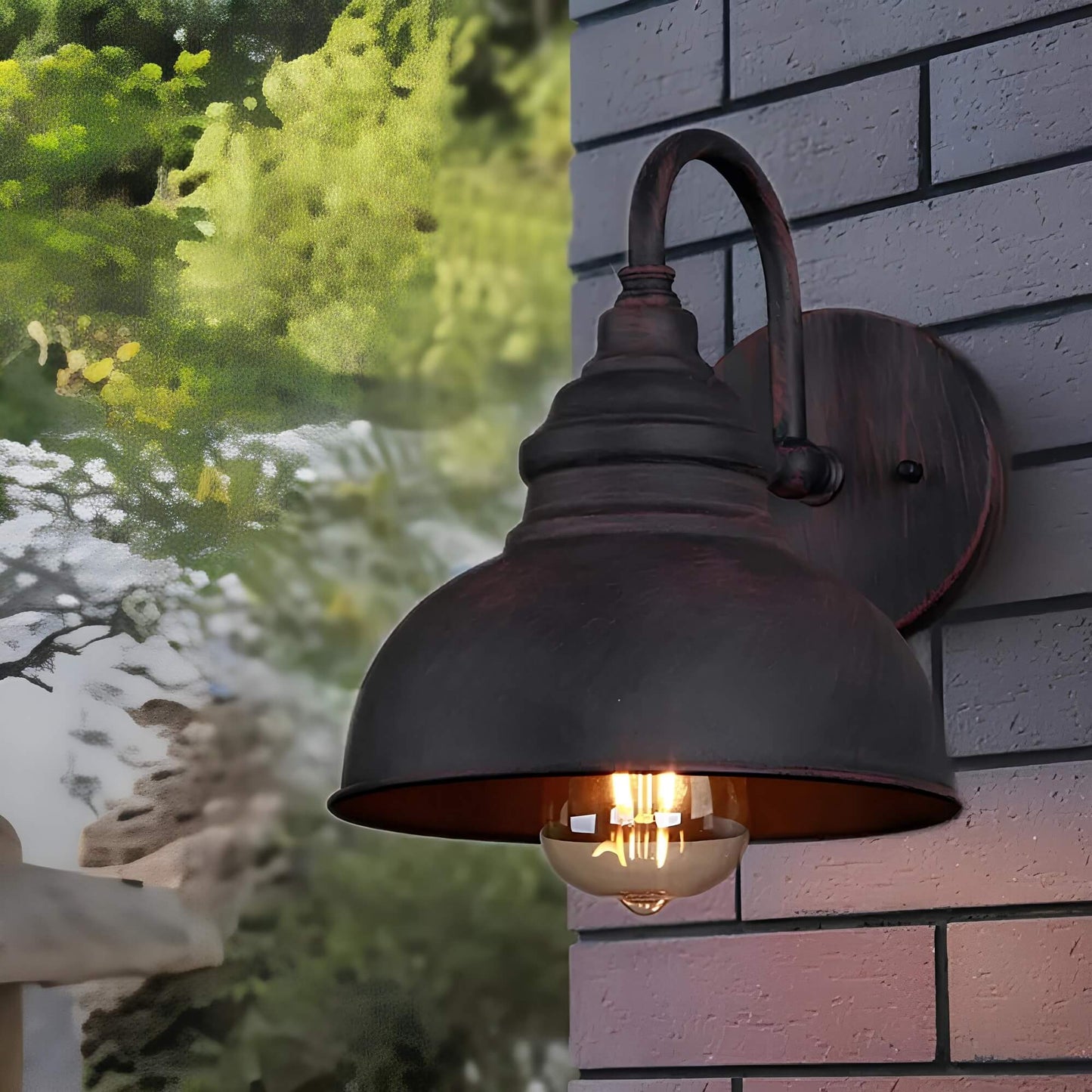 Classic Outdoor Wall Light - Durable Patio Lantern - Fesara