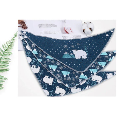 Adorable Baby Bib Scarf Set - Gentle Cotton Cloth