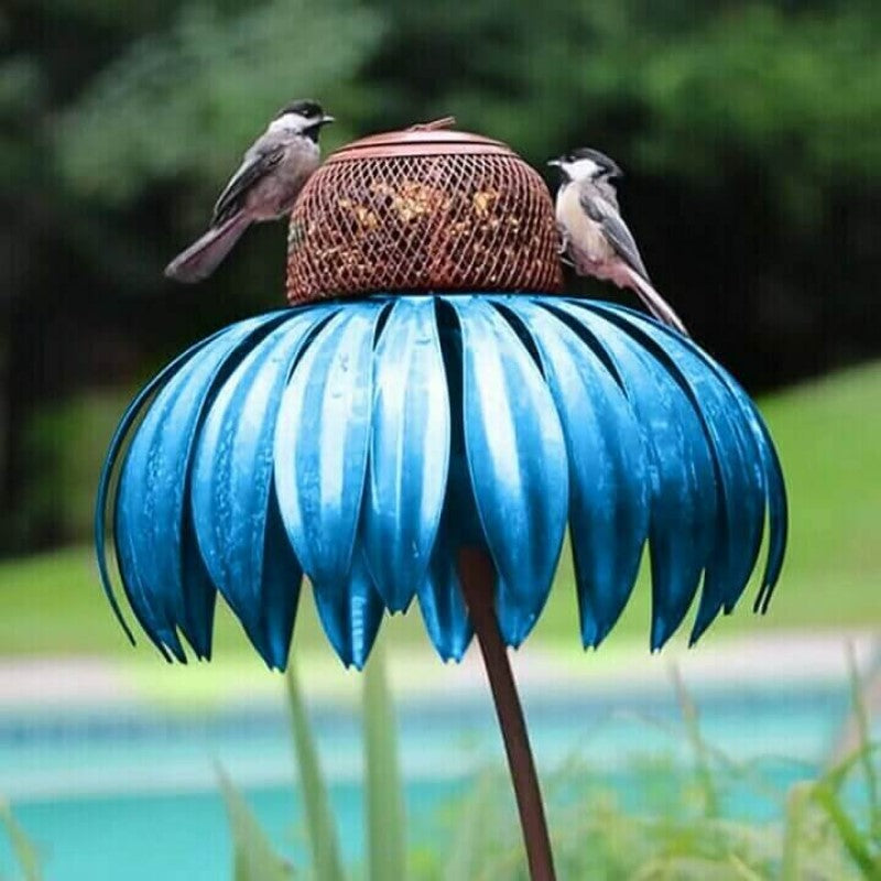 Colorful Floral Bird Feeder - Fesara