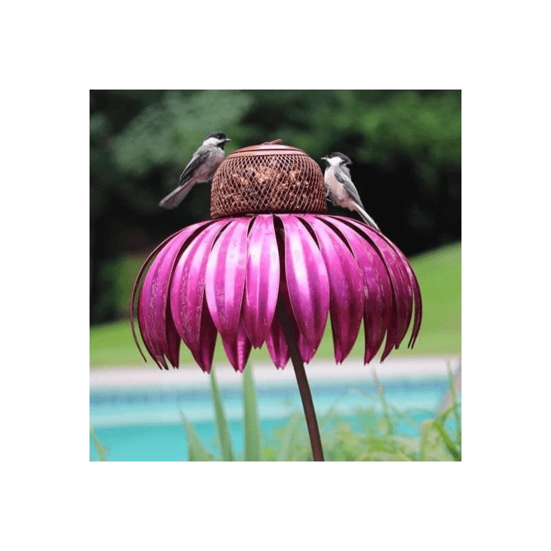 Colorful Floral Bird Feeder