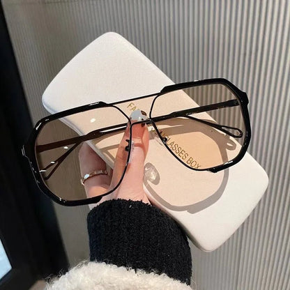 Trendy Square Sunglasses with UV Protection and Adaptive Lenses