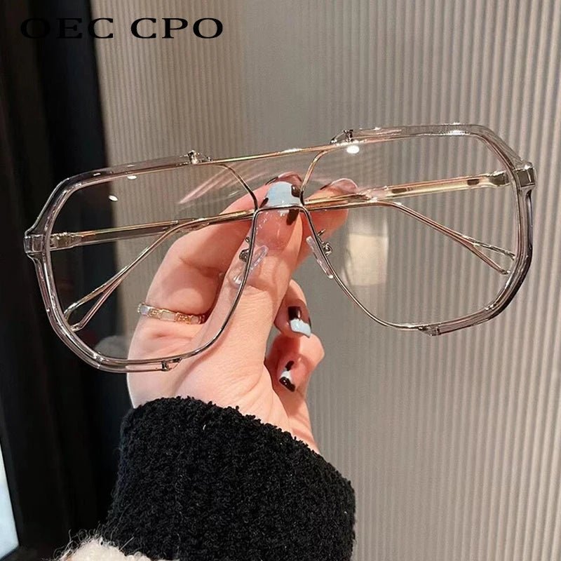 Trendy Square Sunglasses with UV Protection and Adaptive Lenses