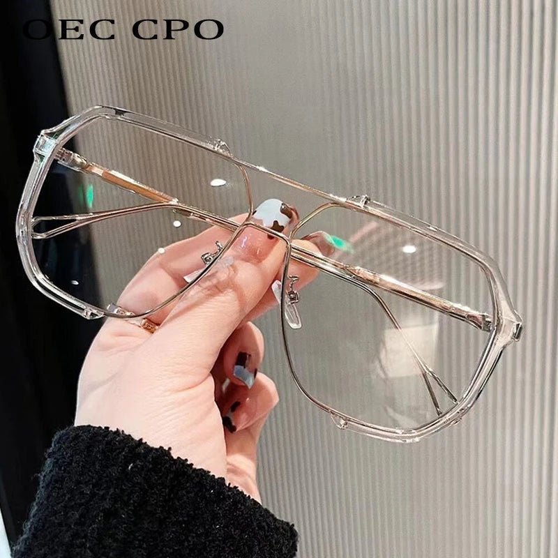 Trendy Square Sunglasses with UV Protection and Adaptive Lenses