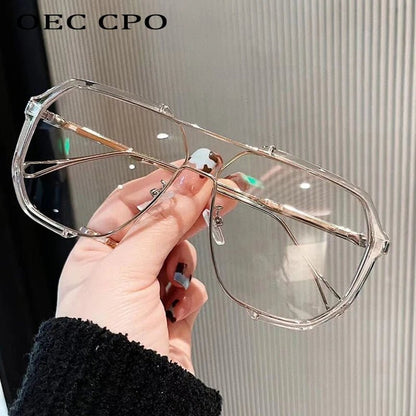 Trendy Square Sunglasses with UV Protection and Adaptive Lenses
