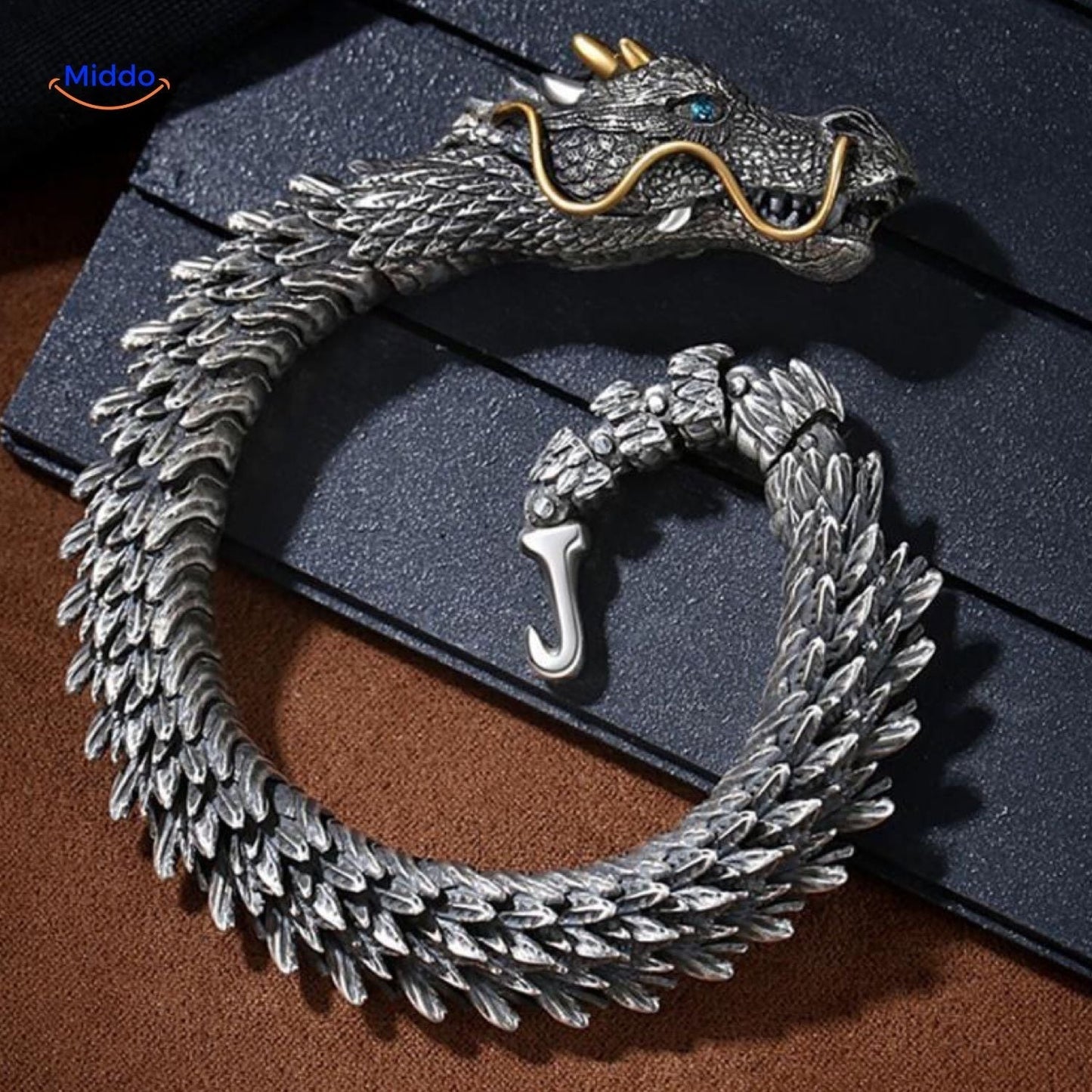 Trendy Leather Wristband for Modern Men