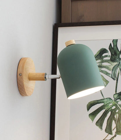 Rustic Wooden Hanging Light Fixture - Fesara