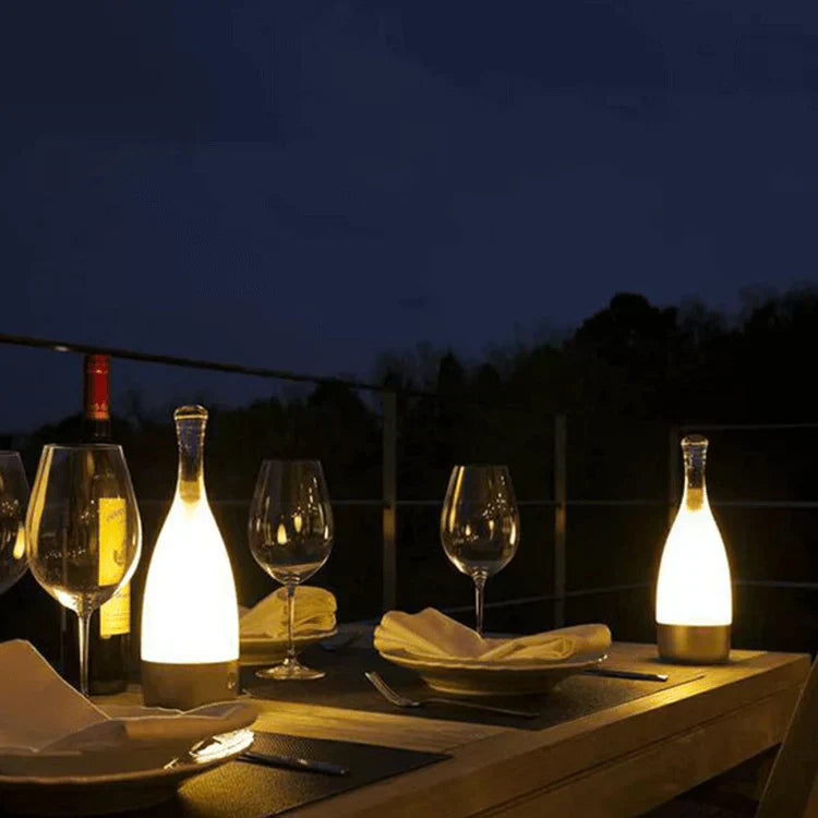 Reusable Wine Bottle Table Lamp