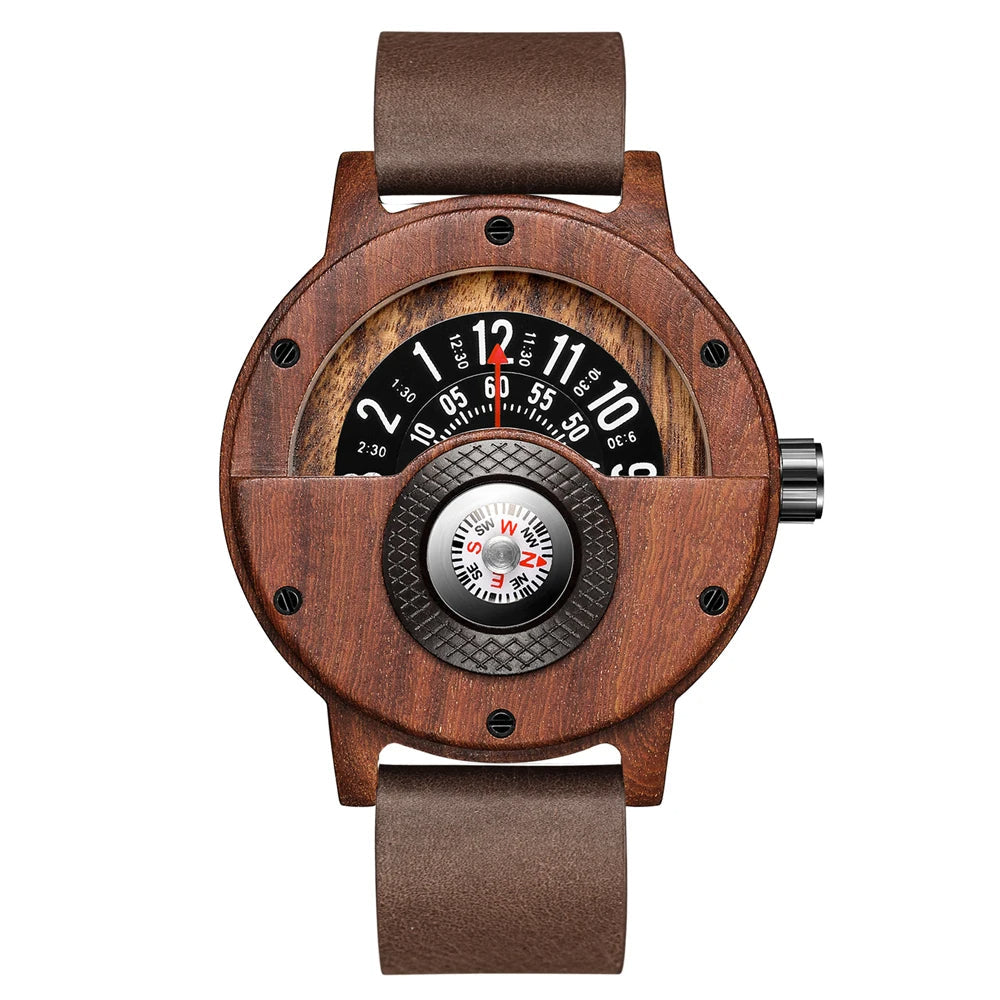 Unique Handcrafted Wooden Timepiece Watch - Fesara