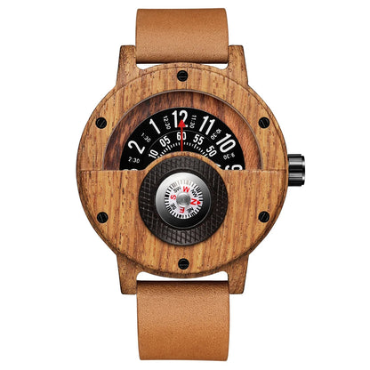 Unique Handcrafted Wooden Timepiece Watch