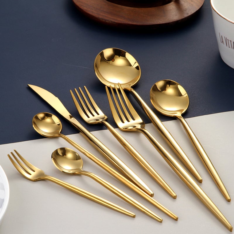 Luxury Gold Plated Tableware Set