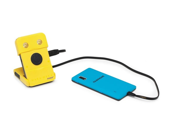 Compact Solar Powered Portable Charger with LED Light