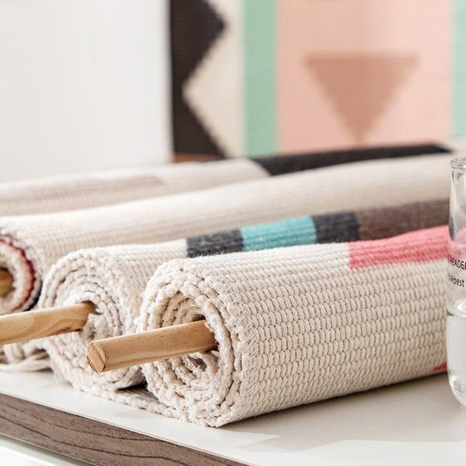 Stylish Patterned Textured Wall Rug
