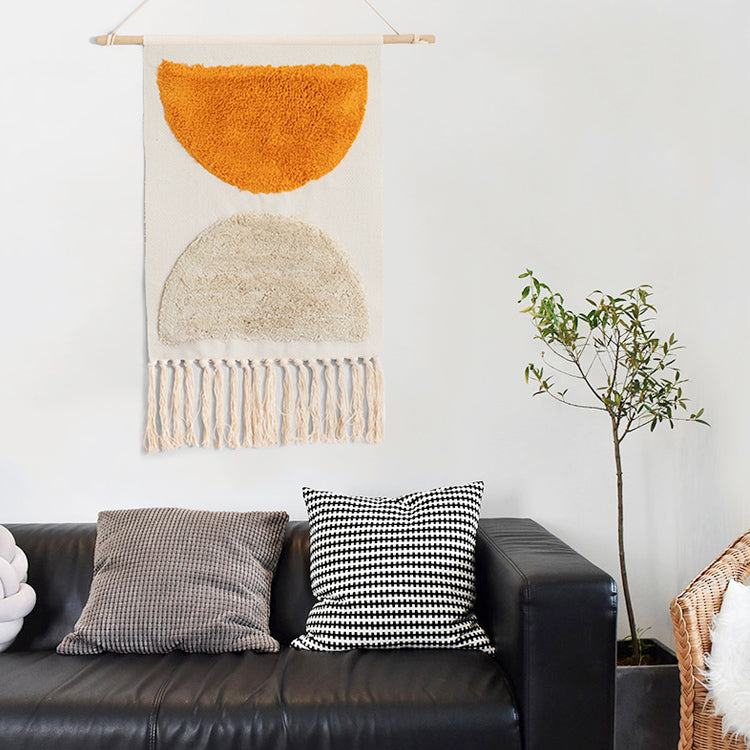 Stylish Patterned Textured Wall Rug