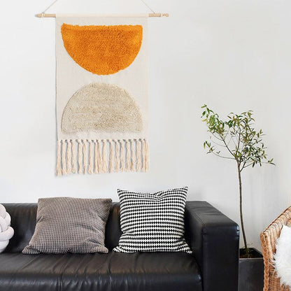 Stylish Patterned Textured Wall Rug