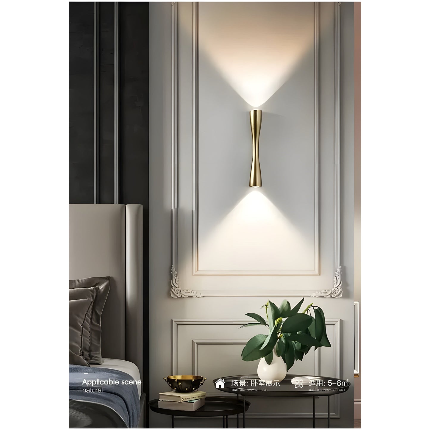 Slim LED Outdoor Wall Lamp – Waterproof Modern Lighting Fixture
