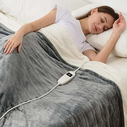 Cozy Electric Fleece Throw Blanket - Fesara