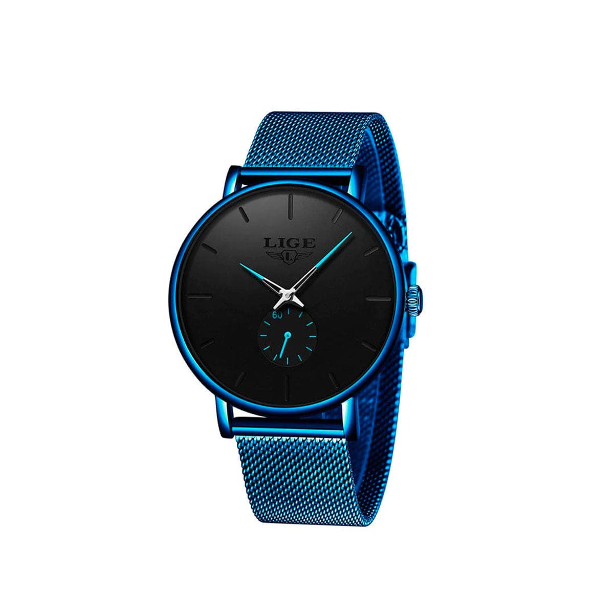 Premium Water Resistant Quartz Watch - Stainless Steel Mesh Strap - Fesara
