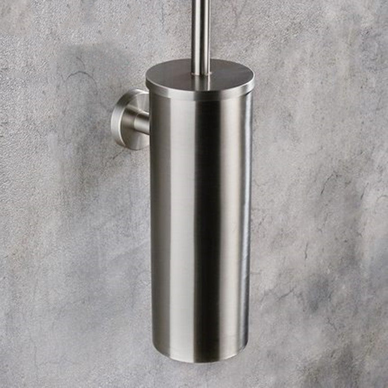 Modern Stainless Steel Wall Mount Toilet Brush Holder