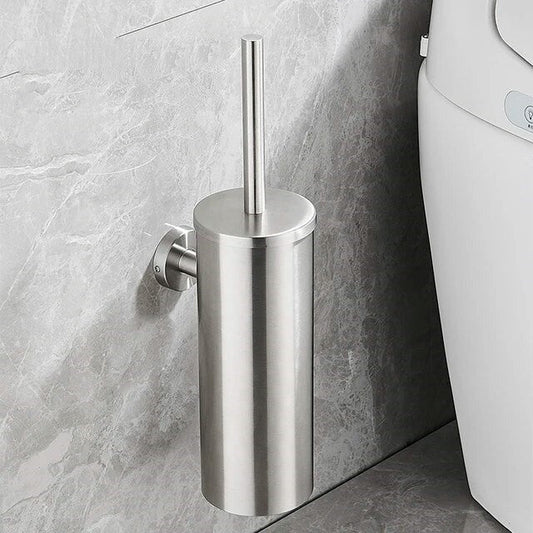 Modern Stainless Steel Wall Mount Toilet Brush Holder - Fesara