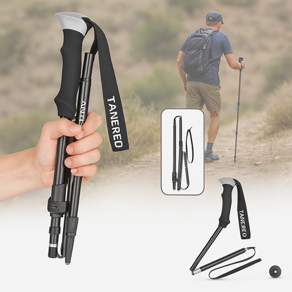 Portable Trekking Poles and Collapsible Hike Sticks