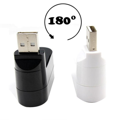 Flexible 180 Degree Swivel USB Adapter Hub