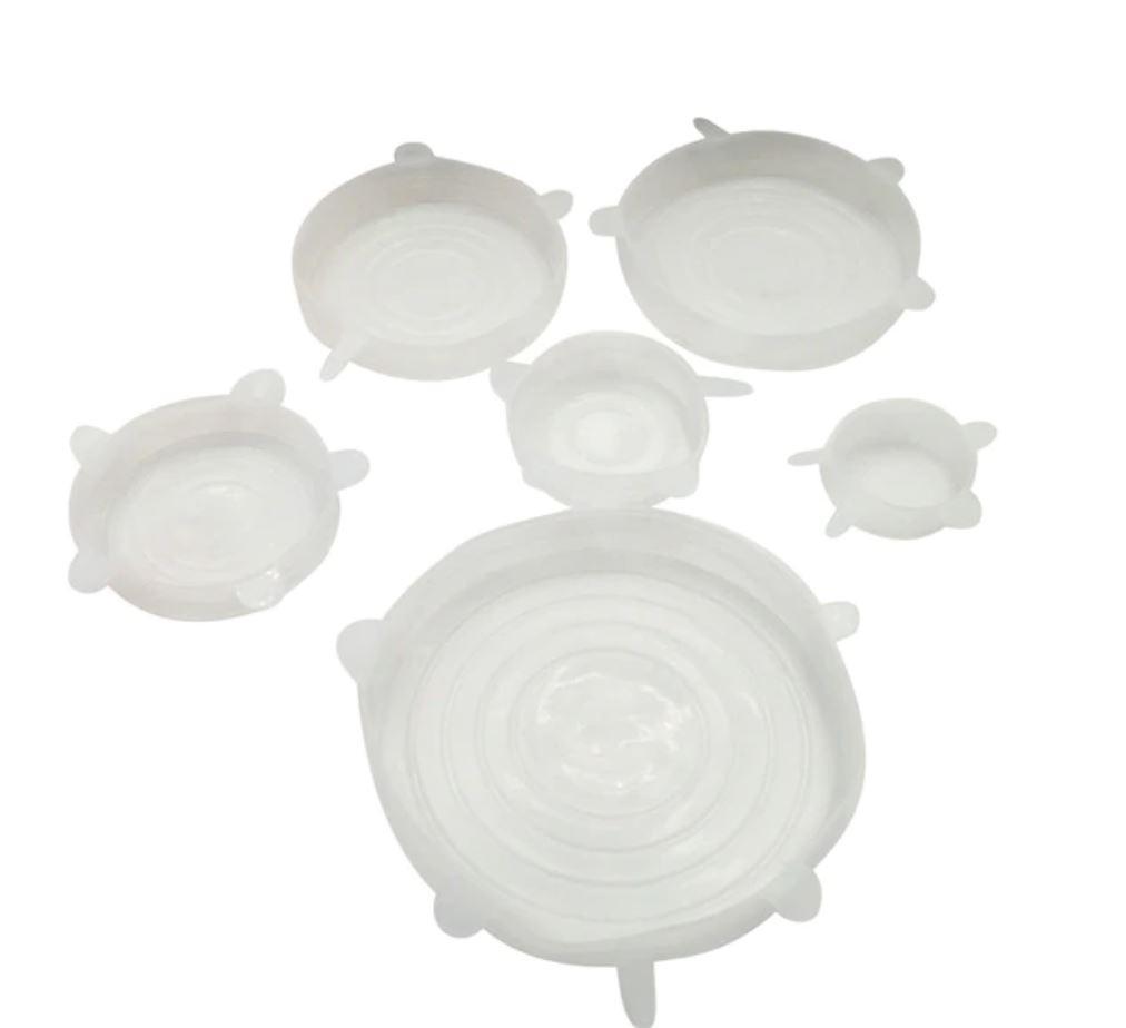 Fesara | Airtight Silicone Kitchen Storage Lids (6 Pack)