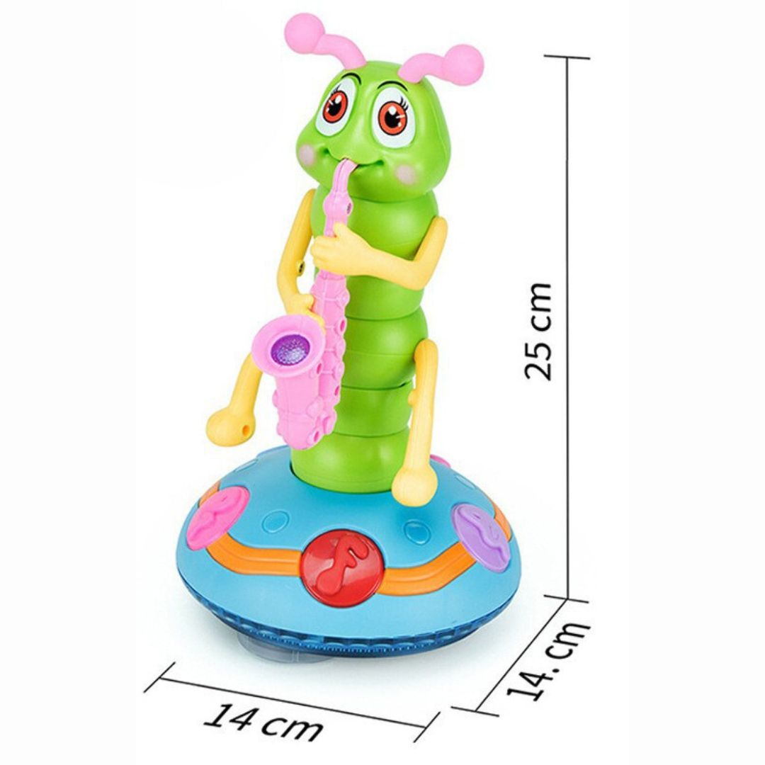 Fun Musical Sax Caterpillar Kids Toy