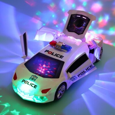 Colorful Flashing Toy Car with Sound and Lights