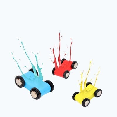 Fun Colorful Wooden Train Track Set for Kids