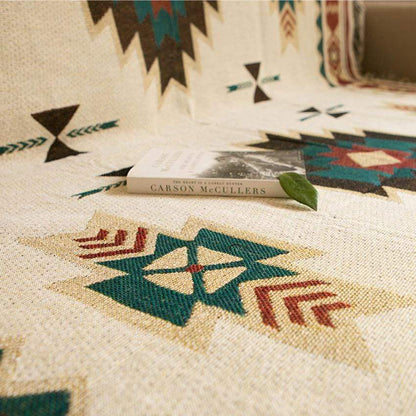 Southwestern Style Tribal Throw Blanket