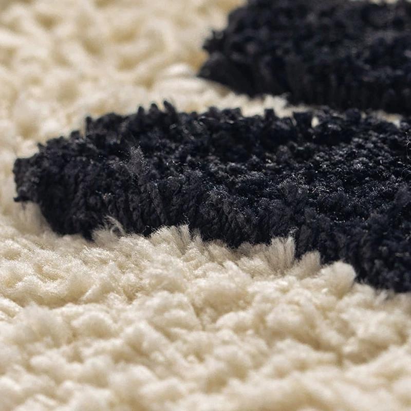 Plush Bathroom Floor Mats