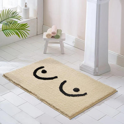 Plush Bathroom Floor Mats - Fesara