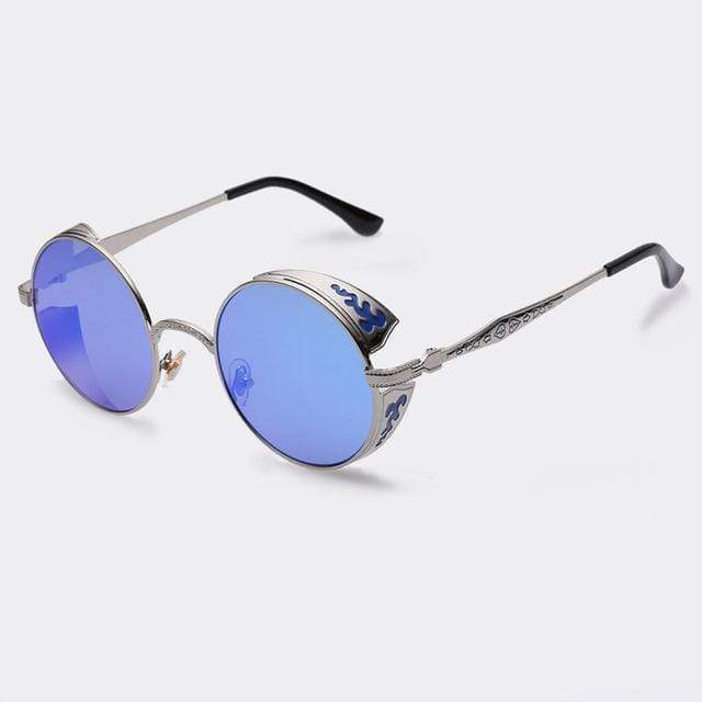 Unique Retro Round Shade Sunglasses - Fesara