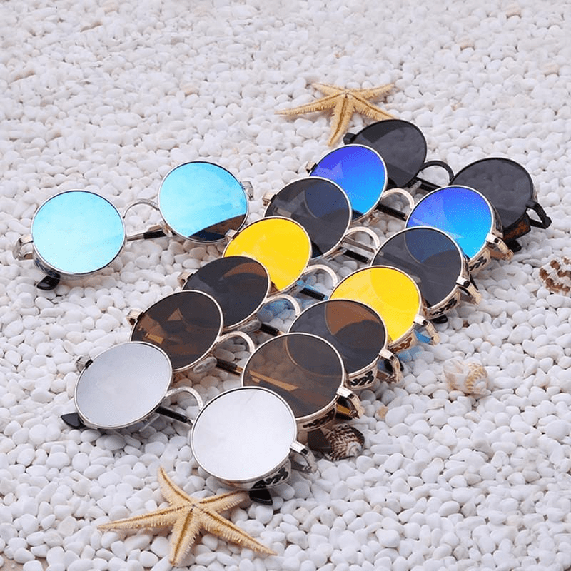 Unique Retro Round Shade Sunglasses
