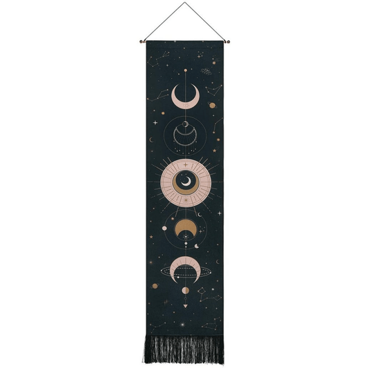 Celestial Lunar Wall Art Tapestry - Fesara