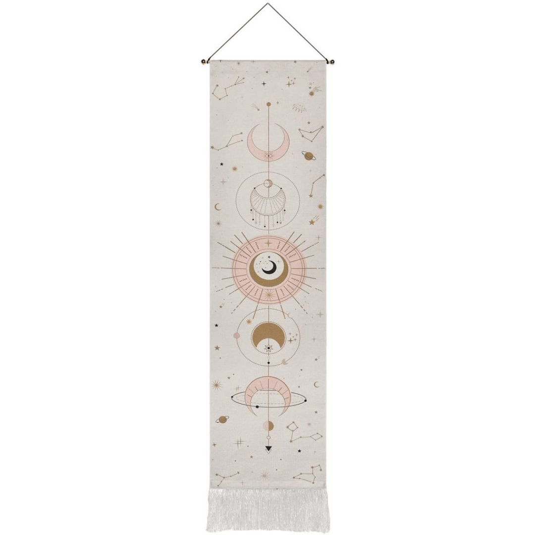 Celestial Lunar Wall Art Tapestry