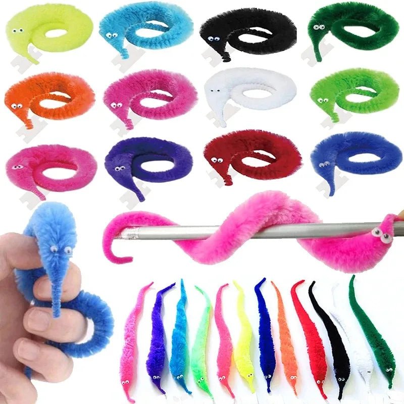 Fun Plush Worm Toy for Kids