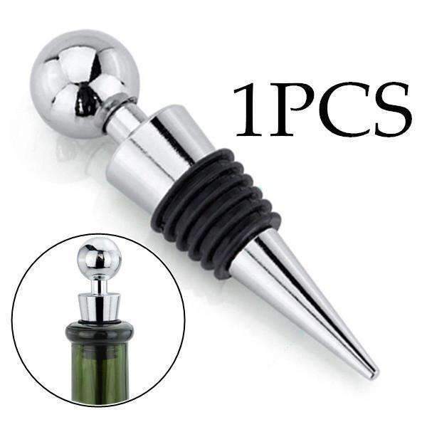 Premium Wine Bottle Stopper Stainless Steel Sealer - Fesara