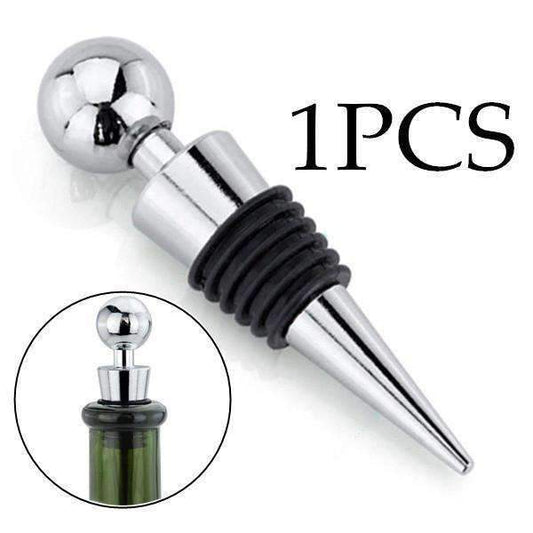 Premium Wine Bottle Stopper Stainless Steel Sealer - Fesara