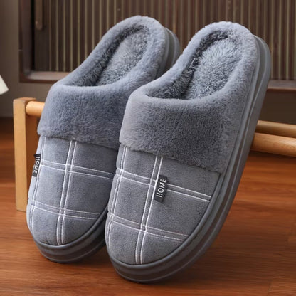 Winter Warm Men’s Plus Size House Slippers - Slippers - Wild Eye Vision