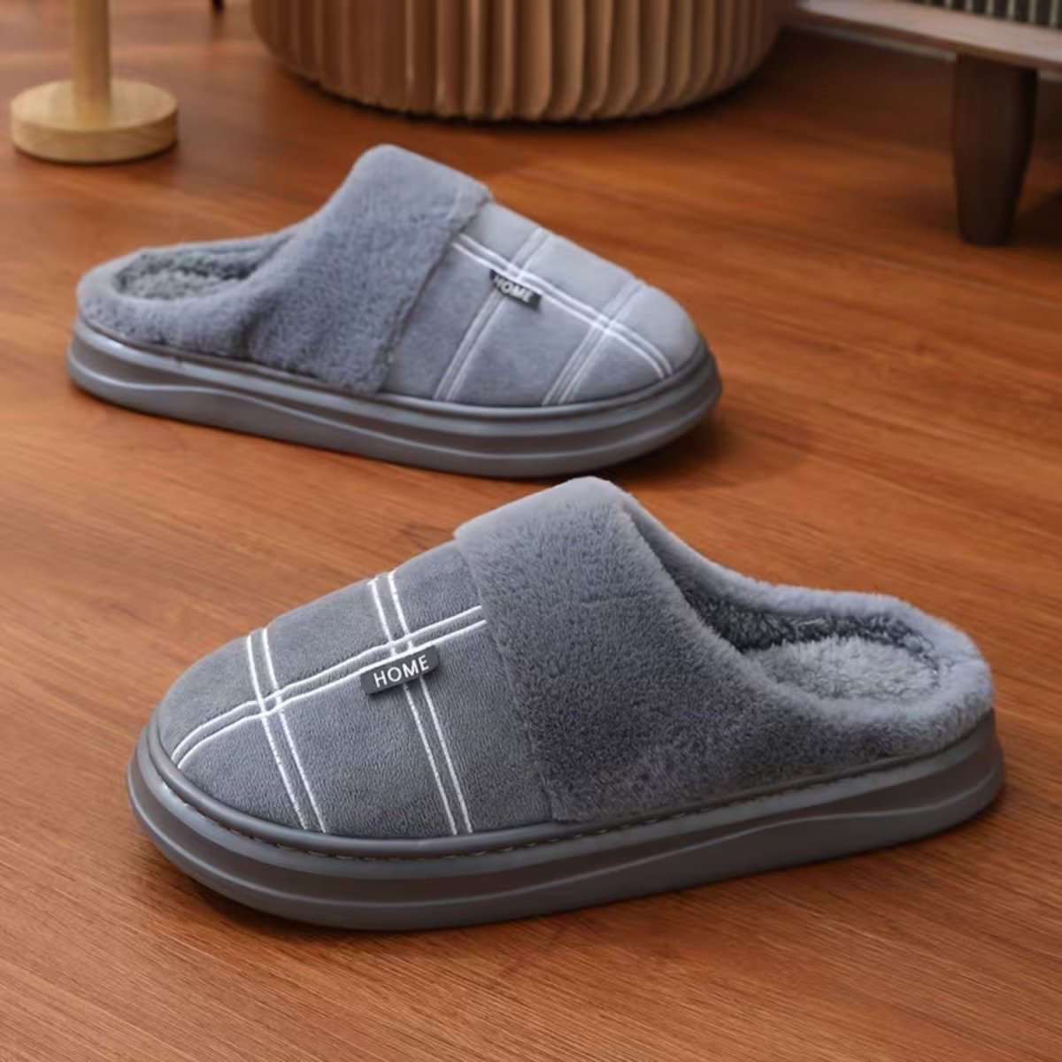 Winter Warm Men’s Plus Size House Slippers - Slippers - Wild Eye Vision