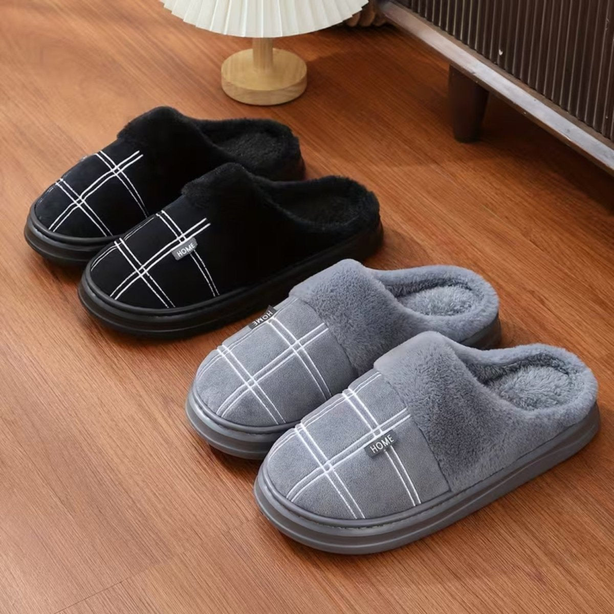 Winter Warm Men’s Plus Size House Slippers - Slippers - Wild Eye Vision