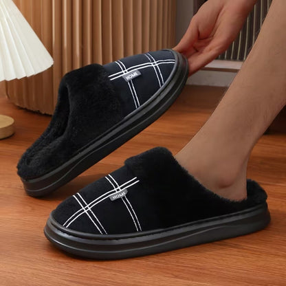 Winter Warm Men’s Plus Size House Slippers - Slippers - Wild Eye Vision