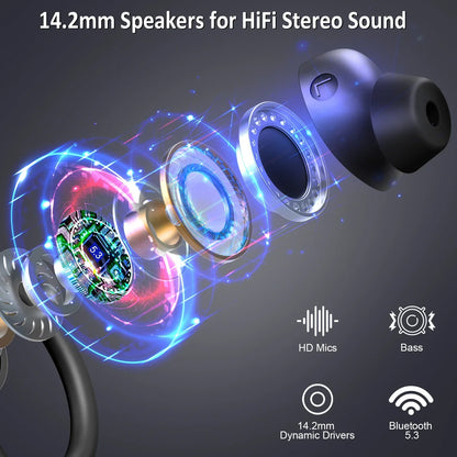 Wireless Earbuds with Long Lasting Battery - Comfort Fit