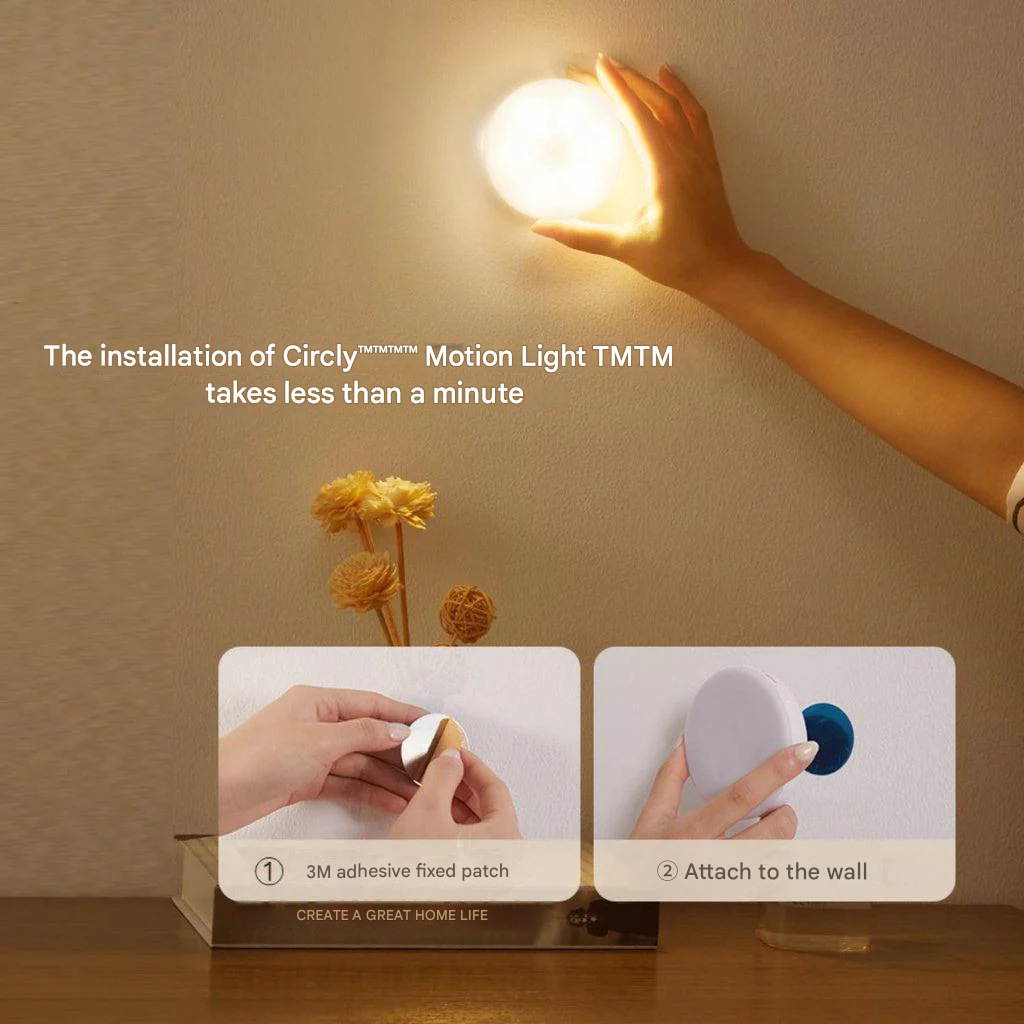 Smart Motion Activated LED Lamp