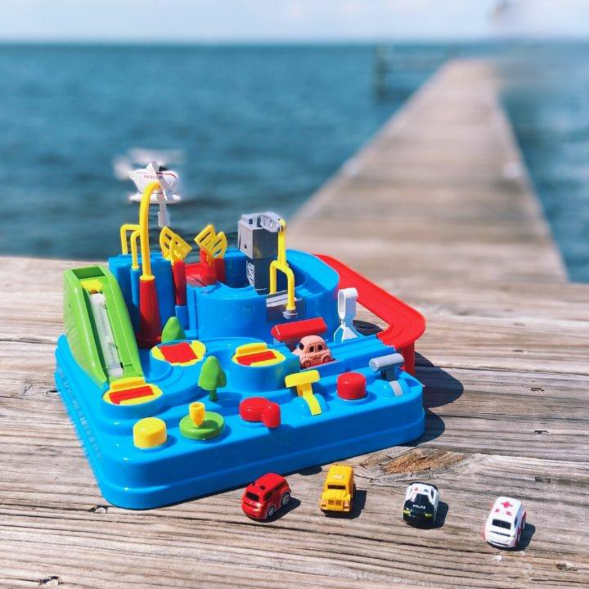 Fun City Traffic Learning Toy for Kids with 8 Games