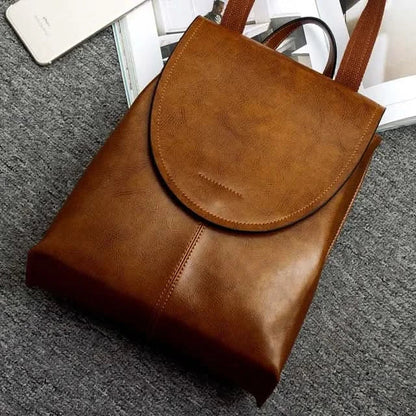 Stylish Women's Genuine Leather Travel Bag