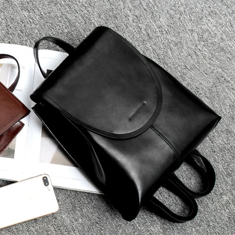 Stylish Women's Genuine Leather Travel Bag