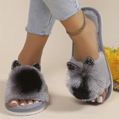 Cozy All Year Round Fleece Slippers - Fesara